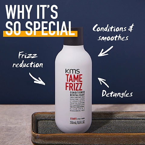 Image 1, why's it so special? conditions and smoothes, frizz reduction, detangles. image 2, provides frizz reduction. for medium to thick coarse hair. smoothing and frizz reduction. image 3, used by 30,000 stylists around the globe. base on internal KAO salon sell in data, january to december 2020 - global. image 4, sustainability comments. responsibly sourced materials, save water consumption, material improvement and reduction, formula.