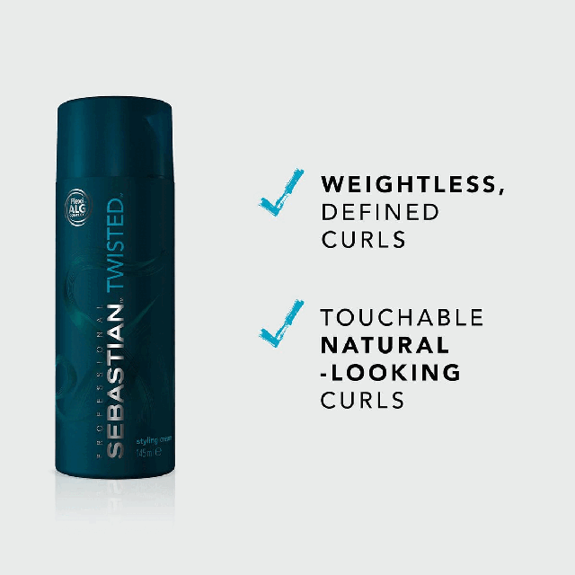 Image 1- Weightless, defined curls,Touchable natural-looking curls. Image 2- How to use, Work into damp hair. Image 3-Combine with Twisted Elastic Detangler & Taming Elixir & Whipped Cream for best results.