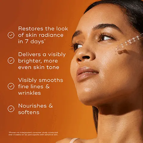 Image 1, Restores the look of skin radiance in 7 days' Delivers a visibly brighter, more even skin tone Visibly smooths fine lines & wrinkles Nourishes & softens *Proven via independent consumer study conducted over 4 weeks on 52 participants with sensitive skin, Image 2, 87% of sensitive skins agree this is the most gentle vitamin C serum they have ever used* Med "Proven via independent consumer study conducted over 4 weeks on 52 participants with sensitive skin. Image 3, c terra new to vitamin c? have sensetive skin? ultra gentle formula for radiant looking skin c tetra luxe 2x more vitamin C than c tetra supercharged results for clinical brightening and nourishing power Image 4, AM Mediks HOW TO LAYER Mediks Mediks Mediks CLEANSE TONE VITAMIN C SUNSCREEN EXPERT ADVICE: Follow with vitamin A as part of your evening routine to maintain maximum age-defying results. Image 5, THE CSA PHILOSOPHYR Medik8's clinically proven skincare approach that addresses 90% of anti-ageing skincare needs in just 3 simple steps. BRIGHTENS for glowing skin PROTECTS RENEWS for youthful skin for perfected skin Mediks + Medik8 + Mediks VITAMIN C SUNSCREEN VITAMIN A ✡AM ✡AM PM