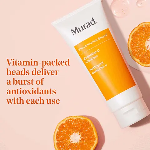 Vitamin-packed beads deliver a burst of antioxidants with each use. VITAMINS A, C AND E. Vitamin A conditions, vitamin C helps prevent skin damage, vitamin E relieves dryness and nourishes. ALLANTOIN AND PANTHENOL Help soften and moisturise skin. 3 Steps To Vibrant Skin. Brighten + Protect with Vitamin C. 01 Essential-C Cleaner Cleanse with Essential-C Cleanser. Pat dry. 02 Vita-C Glycolic Serum Apply Vita-C Glycolic Serum over face, neck + chest. 03 Essential-C Day Moisture SPF 30 Smooth Essential-C Day Moisture SPF 30 over face, neck + chest.