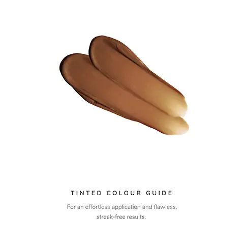 Tinted colour guide. For an effortless application and flawless, streak-free results. Salon quality results at home. High concentrations of active ingredients for a darker tan in one layer. Enhances your tan. Build your perfect shade. Moisturises & softens. Tinted colour guide. Results from just one application. Tan extender. Dries in 60 seconds. Claire is wearing deluxe gradual tan in dark.  Customise your tanning routine by building your perfect shade.