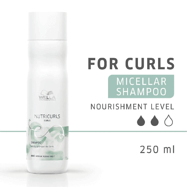 For curls micellar shampoo, gently removes impurities,nourishment level medium, nourish in complex,energizing fragrance,find the perfect partner