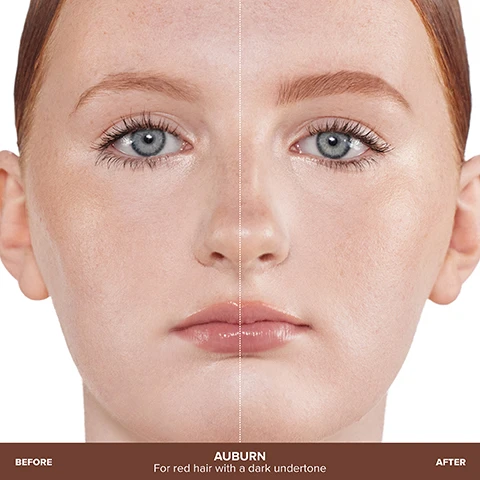 Image 2 - A split image of a womans face showing a before and after comparison of her eyebrows, with the left side having lighter, less defined eyebrows and the right side having darker, more defined auburn eyebrows, with text that reads BEFORE AUBURN For red hair with a dark undertone AFTER. Image 4 - A three-step guide to eyebrow makeup shows a persons eye and brow: first, an eyebrow pencil applies hair-like strokes to sparse areas with the text STEP 1 Using light pressure, apply hair-like strokes in sparse areas; second, the pencil adds definition throughout the brow with the text STEP 2 Add extra-definition & detail throughout the brow; and third, a spoolie brush blends the brow for a natural look with the text STEP 3 Blend as you go using the spoolie brush for a natural look. Image 5 - A dark brown Anastasia Beverly Hills Brow Wiz eyebrow pencil in Auburn with a fine tip and spoolie brush creates a brown stroke on a light background, accompanied by text describing it as 1MM ULTRA-SLIM, PRECISION TIP FOR HAIR-LIKE STROKES, UNIQUE WAX FORMULA FOR HIGH COLOR PAYOFF + NATURAL TEXTURE, and to DETAIL + DEFINE BROWS WITH MAXIMUM CONTROL + EASE. Image 6 - Six close-up images of different eyebrow types are displayed with labels: sparse brows labeled Sparse Brows, patchy brows labeled Patchy Brows, full brows labeled Full Brows, thin brows labeled Thin Brows, over-tweezed brows labeled Over-Tweezed Brows, and fine brows labeled Fine Brows. Image 7 - A split image comparing two brow pencils: the left shows a person applying a thin Brow Wiz pencil to their eyebrow, with a magnified view of its ultra-slim tip, and accompanying text which reads BROW WIZ® RETRACTABLE BROW PENCIL PENCIL TYPE Ultra-Slim Precision Tip USED FOR Easy, Precise Brow Detailing BROW CONCERN Sparseness IDEAL FOR All Skill Levels — Beginner to Pro; the right shows a person applying a triangular Brow Definer pencil to their eyebrow, with a magnified view of its 3-in-1 triangular tip, and accompanying text which reads BROW DEFINER ALL-IN-ONE TRIANGULAR PENCIL PENCIL TYPE 3-in-1 Triangular Tip USED FOR Outlining, Filling and Detailing Brows BROW CONCERN Lack of Definition IDEAL FOR Brow Beginners or On-The-Go. Image 9 - A woman with reddish hair and a nose ring applies a brow pencil to her right eyebrow, with the pencil reading MADE IN KOREA FABRIQUE EN COREE BROW WIZ and text at the bottom left reading MODEL WEARS | CARAMEL.