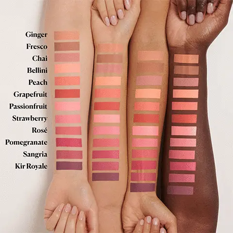 Image 1, swatch imagery. Image 2, difference between the blushes. Image 3, rose glow pearl blend