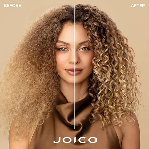 Image 2 - Side-by-side image showing a womans frizzy curly hair before treatment on the left and shiny defined curly hair after treatment on the right with the text BEFORE AFTER JOICO. Image 3 - Image shows a Joico K-Pak Reconstructor Deep-Penetrating Treatment tube with overlay text that says RECONSTRUCTOR DEEP-PENETRATING TREATMENT for all hair types prone to damage Rebuilds and re-fortifies damaged hair Instantly stronger, healthier-looking hair. Image 4 - Image shows a gold and silver bottle of Joico K-Pak Reconstructor hair treatment surrounded by ingredients including keratin powder, evening primrose oil drops and a yellow flower, and guava fruits and pink gel, with visible text reading Keratin A protective protein that actively seeks out damage and helps repair hair Guajava extract Packed with antioxidants and lycopene known to help protect hair against UV damage Evening primrose oil A rich source of omega-6 and gamma-linolenic acid Helps nourish hair back to health ORIGINAL FORMULA FORMULE ORIGINALE JOICO K-PAK RECONSTRUCTOR DEEP-PENETRATING TREATMENT for damaged hair TRAITEMENT PÉNETRANT EN PROFONDEUR pour les cheveux endommagés TRATAMIENTO DE PENETRACIÓN PROFUNDA para cabello dañado QUADRAMINE COMPLEX 250 ml / 8.5 fl oz. Image 5 - A row of Joico K-Pak hair products is shown with steps labeled below them Step 1 Shampoo Step 2 Condition Step 3 Treat and or Step 4 Treat and the text K-PAK ROUTINE is at the top. Image 7 - A display of six gold and silver Joico K-PAK haircare products on platforms featuring the text Discover game-changing haircare JOICO K-PAK Reconstructing Shampoo Clarifying Shampoo Reconstructin Conditioner Reconstructor Deep-Penetrating Treatment Hydrator Intense Treatment Liquid Reconstructor.