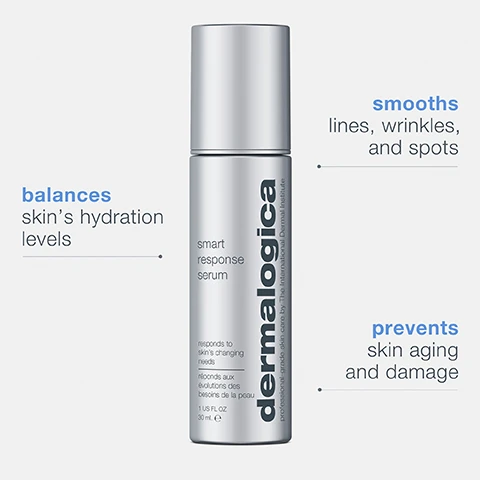 Image 1, balances skin's hydration levels. smooths lines, wrinkles and spots. prevents skin aging and damage. image 2, new jumbo size available