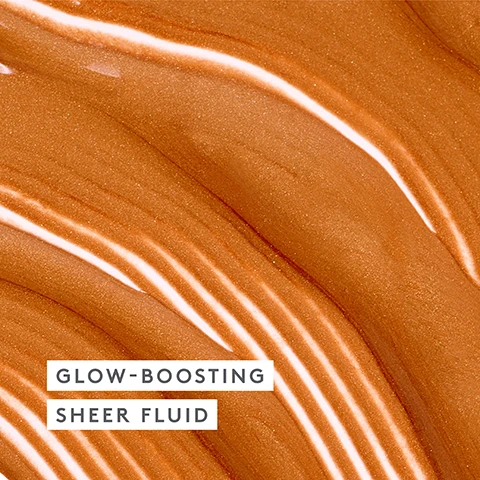Image 1 - Swirl of shiny bronzy liquid with the text GLOW-BOOSTING SHEER FLUID. Image 2 - A persons face smiling with product on the cheek, alongside text reading: clinically proven to... increase skins hydration immediately 90% agreed skin felt smooth* 87% agreed skin felt smoothed and hydrated* *in a consumer-perception study with 32 people after 4 weeks. Image 3 - A split image shows a womans face before and immediately after, with the labels BEFORE and IMMEDIATELY AFTER. Image 4 - Close up of the faces of three women with different skin tones, showing healthy-looking skin Flatters the complexion for healthier-looking skin. Image 5 - Diagram showing three key ingredients with descriptions: Cocoa extract, Peptides, and Chronocyclin. Text reads: KEY INGREDIENTS Cocoa extract Provides powerful antioxidant and soothing benefits. Peptides Reduce the appearance of fine lines and wrinkles. Chronocyclin Mimics the antioxidant benefits of vitamin D for more youthful-looking skin. Image 6 - Three Drunk Elephant skincare bottles, D-Bronzi, O-Bloos, and B-Goldi, are displayed with droplets of the products below them next to text that reads glow out on a high note D-BRONZI antioxidant defense + peptides + bronzy glow O-BLOOS a stronger barrier + omega fatty acids + rosy flush B-GOLDI brighter skin + 5% niacinamide + golden finish. Image 7 - Image shows a jar of white cream and a bottle of bronze liquid next to swatches on a yellow sun shape, all from Drunk Elephant, with visible text D-BRONZI, PROTINI CREAM, drunk tip: Mix a drop or more with any moisturizer for a bronzy wash of color., drunk elephant Protini™ Polypeptide Cream Crème aux polypeptides STRENGTHEN • MOISTURIZE 9 Signal Peptides Pygmy Waterlily 50 mL/1.69 fl oz, and drunk elephant D-Bronzi™ Anti-Pollution Sunshine Drops Gouttes soleil antipollution FORTIFY + BRONZE Chrono-Peptide d-bronzi 30 mL/1 fl oz. Image 8 - Four Drunk Elephant skincare products are displayed with the text All Drunk Elephant products are 100% free of essential oils solvent alcohols silicones chemical sunscreens fragrances/dyes and sulfate surfactants When theyre removed from your routine skin can return to its healthiest happiest most balanced state.
