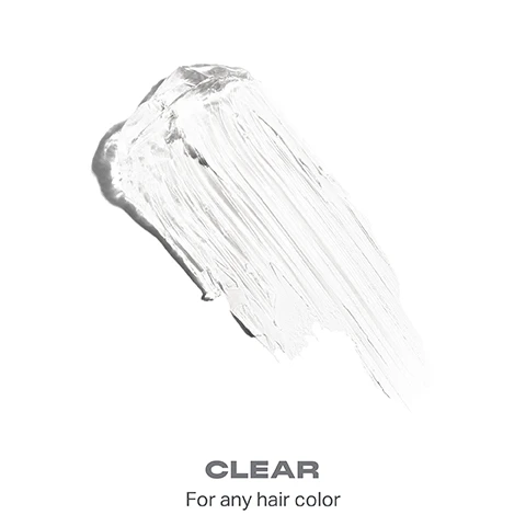 Image 1 - A clear swipe of gel on a white background with the text CLEAR For any hair color. Image 2 - A split image shows a persons eyes and eyebrows before and after a product application, with text reading SHADE: CLEAR, BEFORE, and AFTER. Image 3 - Three swatches of brow product in different brown shades on a white background with text that reads LIFTED LOOKS Effortlessly fluffs or softly laminates brows BOLD HOLD Locks brows in place with a lightweight flexible feel and no flaking SHADE-FLEXING HUES Comes in 5 sheerly pigmented buildable tints plus clear to match all hair colors. Image 4 - Close-up grid shows different eye and eyebrow styles with text labels Clear, Biscotti, Latte, Almond, Java, Chocolate Mousse. Image 5 - Split image shows a models eyebrows and face, comparing results from Supreme Brow Sculpting & Shaping Wax CLEAR on the left side and Supreme Brow Sculpting & Shaping Wax CHOCOLATE MOUSSE on the right side. Image 6 - The image shows a table comparing eyebrow pencil and wax shades in five different color groups, listing the text FIVE SHADE-FLEXING HUES Micro & Definer Brow Pencil Shade Supreme Brow Sculpting & Shaping Wax Shade MACADAMIA PRALINE BISCOTTI BISCOTTI HAZELNUT LATTE LATTE ALMOND ALMOND MOCHA COLD BREW JAVA JAVA CHOCOLATE MOUSSE CHOCOLATE MOUSSE. Image 7 - A display of five Morphe brow products including pencils mousse and wax with the title BUILD YOUR BROW WARDROBE and labels Micro Brow Pencil Definer Brow Pencil Brow Tease Fiber-Infused Volumizing Mousse Supreme Brow Sculpting & Shaping Wax Clear Supreme Brow Sculpting & Shaping Wax Tinted and descriptions Precisely fill & frame brows Effortlessly fill & define brows Tint texturize & volumize brows Lift & tame brows Lift tint & tame brows.