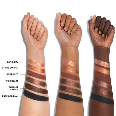 Image 1 to 3 - Hand swatch model shot