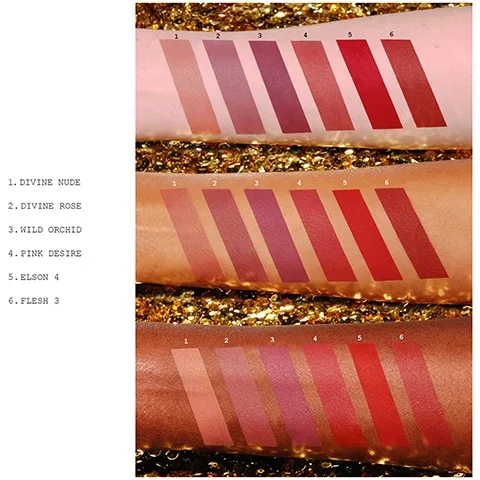 Model Arm swatches of all shades