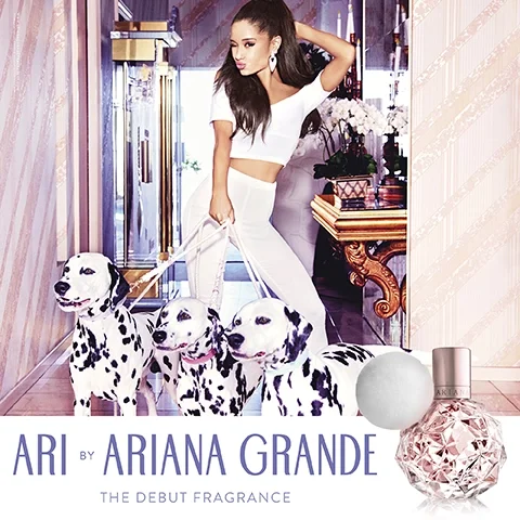ari by ariana grande the debut fragrance.