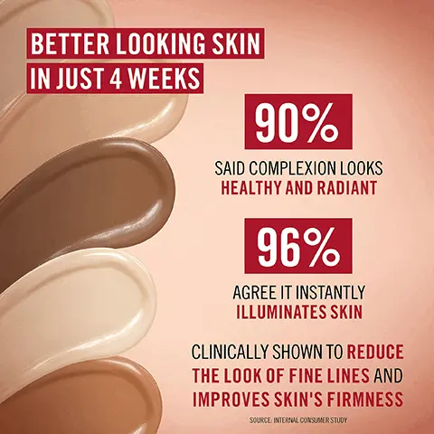 Image 1, BETTER LOOKING SKIN IN JUST 4 WEEKS 90% SAID COMPLEXION LOOKS HEALTHY AND RADIANT 96% AGREE IT INSTANTLY ILLUMINATES SKIN CLINICALLY SHOWN TO REDUCE THE LOOK OF FINE LINES AND IMPROVES SKIN'S FIRMNESS SOURCE: INTERNAL CONSUMER STUDY Image 2, WEAR IT YOUR WAY FOR THE ULTIMATE SKIN GLOW MATCH IT WITH OUR MULTI-TASKER CONCEALER RIMMEL LONDON MULTI TASKER BETTER THAN FILTERS 20e1FLO Image 3, SKIN-LOVING INGREDIENTS FOR SKIN THAT FEELS NOURISHED AND REVITALIZED NATURAL BIOPEPTIDES VITAMIN C VITAMIN E WEIRD FILTERS BETTER THAN TASKER MULTI RIMMEL BETTER THAN e RIMMEL MULTI TASKER BETTER THAN LTERS มากพ Image 4, 001 FAIR 002 FAIR LIGHT 003 LIGHT 004 LIGHT MEDIUM 6 SKIN- ADAPTING SHADES 005 MEDIUM 006 MEDIUM DEEP