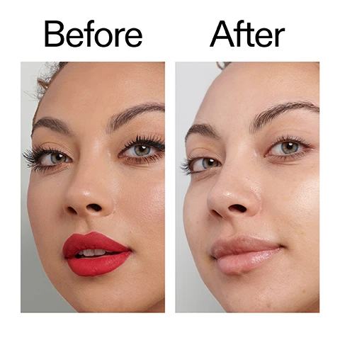 Image 1 - Close-up side-by-side comparison of a womans face, showing her with makeup on the left and a natural look on the right, labeled Before After. Image 2 - A close-up of a person with freckled, wet-looking skin smiling, alongside text that reads Clinically proven to be suitable for dry and sensitive skin** 95% agree it instantly removed makeup and SPF* 95% agree skin felt instantly hydrated, softer, and smoother after first use* *4-week independent consumer study of 22 people under dermatological and ophthalmological control. **4-week independent clinical study of 22 people under dermatological and ophthalmological control. Image 3 - A persons hands gently rub their dewy face, with text below reading: Why we love it, followed by bullet points: Melts waterproof makeup and SPF, Rich, buttery texture, Nourishes while it cleanses, Suitable for all skin types, even sensitive. Image 4 - A creamy, light yellow product swatch with a thick texture on a white background is shown alongside text that reads Why it works 3% Oat Kernel Oil GENTLY CLEANSES WHILE LOCKING IN MOISTURE. 1% Colloidal Oatmeal INSTANTLY CALMS AND SOOTHES DRYNESS, TIGHTNESS AND REDNESS. Image 5 - A woman with brown skin applies a creamy cleanser to her face, with text overlay instructions reading How to use USE AM/PM. RASPBERRY-SIZED AMOUNT. MASSAGE INTO DRY SKIN. EMULSIFY WITH WATER AND RINSE WELL. Image 6 - A creamy yellow-beige substance with text overlaid, How to layer your routine, followed by numbered steps: 1 CLEANSE, 2 HYDRATE, 3 TREAT, 4 MOISTURISE, 5 SPF. Image 7 - An image shows two white tubes of The Inkey List Oat Cleansing Balm, a smaller 50ml tube lying on its side with its cap off and a larger 150ml tube standing upright, with the visible text Available in 2 sizes, 50 ML = 33 USES, 150 ML = 100 USES, THE INKEY LIST™, OAT CLEANSING BALM, Helps remove makeup and cleanse sensitive skin, 1.7 US fl.oz / 50ml e, and 5.0 US fl.oz / 150ml e.