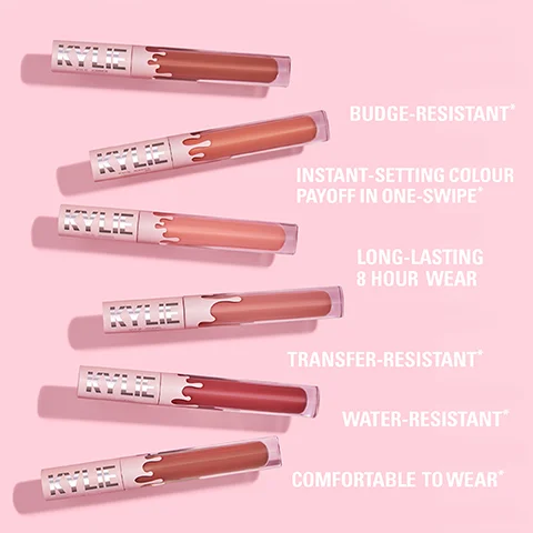 budge resistant. instant setting colour payoff in one swipe. long lasting 8 hour wear. transfer resistant. water resistant, comfortable to wear.