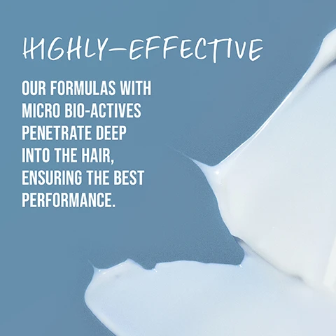 Image 1 - A close-up of a creamy white substance on a light blue background with the text highly-effective our formulas with micro bio-actives penetrate deep into the hair, ensuring the best performance.
Image 2 - A person holding a tube of KMS Moist Repair conditioner against a blue background, with text indicating benefits: Up to 99% less breakage and split ends, Up to 3x easier detangling, and 77% less flyaways.
Image 3 - The image shows several green cactus pads of the prickly pear plant with water droplets, accompanied by the text PRICKLY PEAR and UPcycled NATURAL INGREDIENT.
Image 4 - A person holds a tube of KMS Moist Repair hair cream with visible text stating PETA APPROVED, VEGAN FORMULA, and UPCYCLED NATURAL INGREDIENT.
Image 5 - A side-by-side comparison of a woman with curly hair, showing her in a white t-shirt on the left labeled BEFORE and in a blue jacket smiling on the right labeled AFTER.