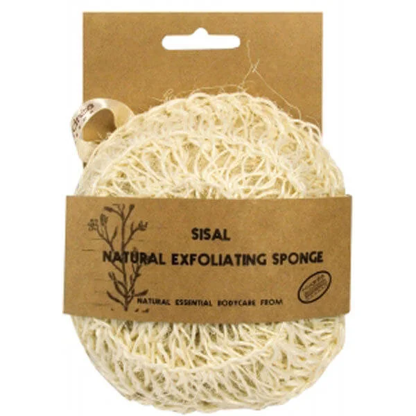 Hydrea London Sisal Natural Exfoliating Sponge Image 1