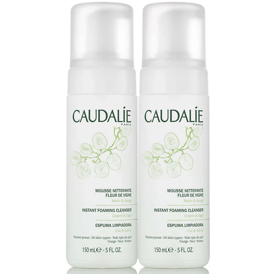 Caudalie Duo Foaming Cleanser (2 x 150ml) Image 1