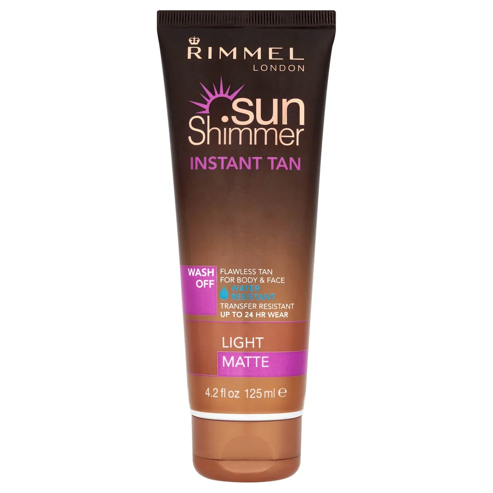 Rimmel London Sun Shimmer Water Resistant Wash Off Tan Image 1