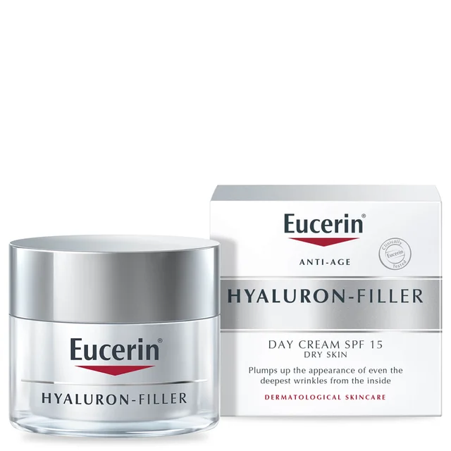 Eucerin® Anti-Age Hyaluron-Filler Day Cream for Dry Skin SPF15 + UVA Protection (50ml)