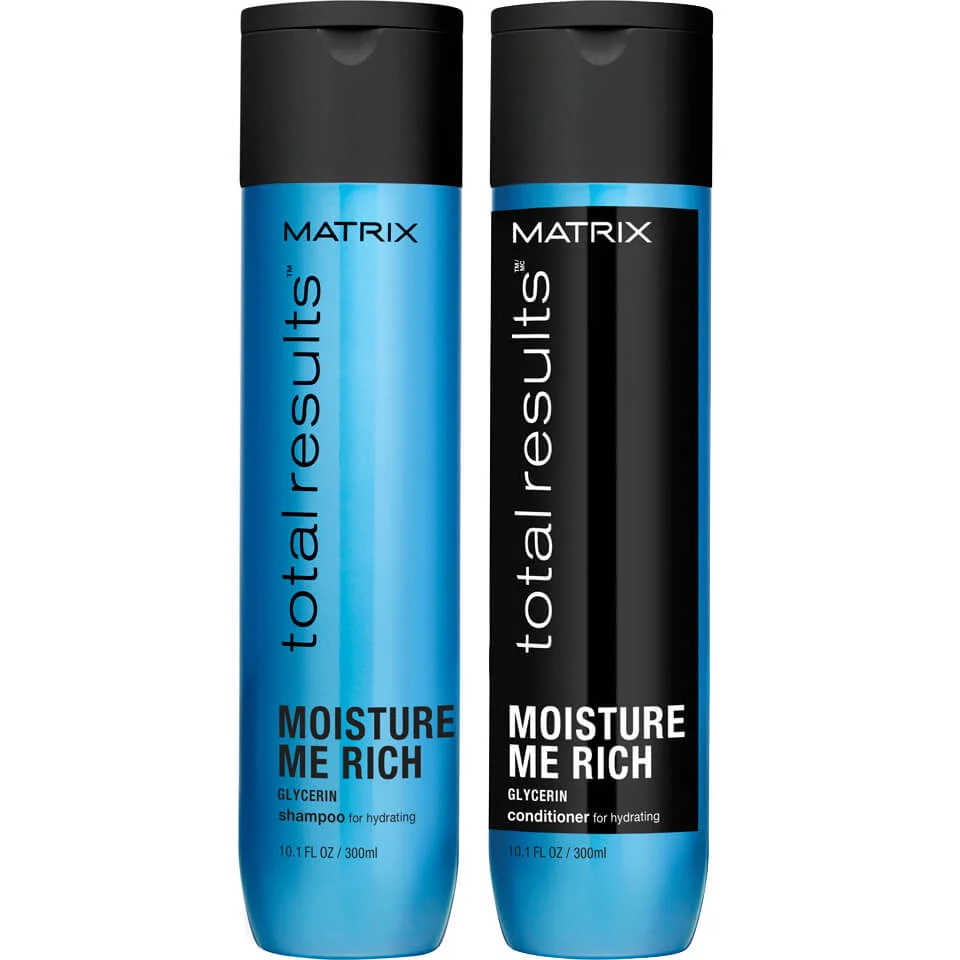Matrix Total Results Moisture Me Rich Shampoo and Conditioner (300ml) Image 1
