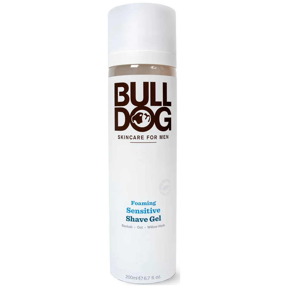 Bulldog Foaming Sensitive Shave Gel 200ml Image 1