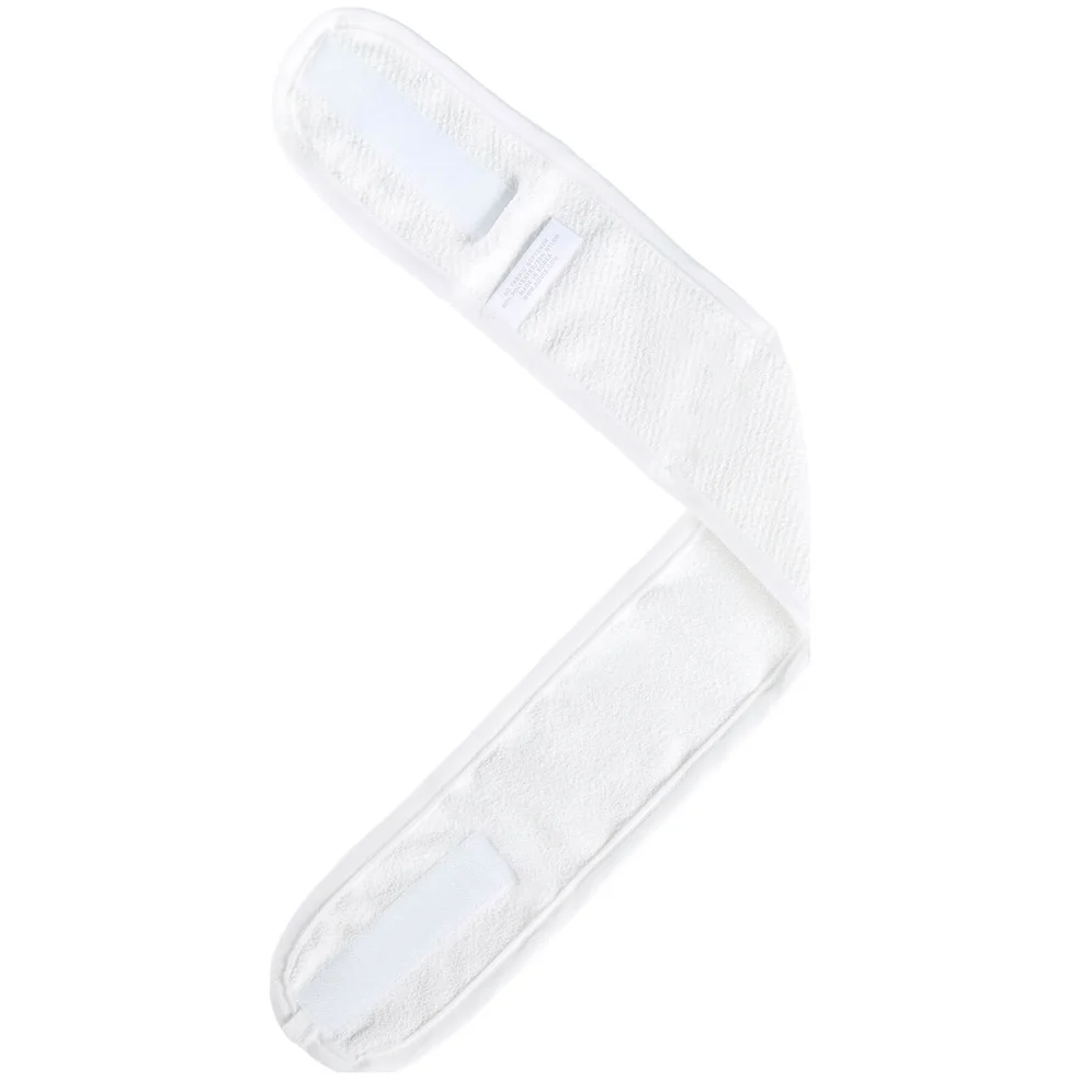 Aquis Lisse Luxe Headband White Image 1