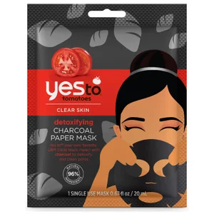 yes to Tomatoes Detoxifying Charcoal Paper Mask - undefined undefined
