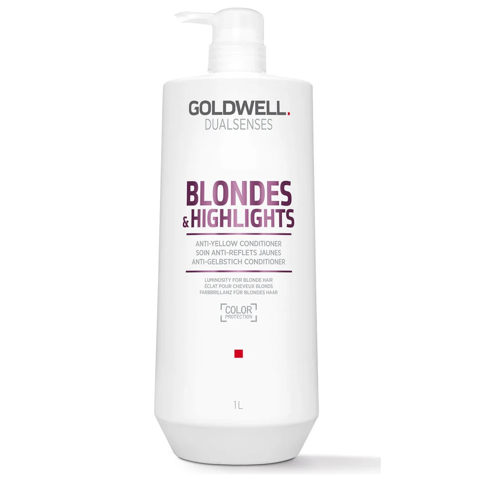 Goldwell Dualsenses Blonde and Highlights Anti-Yellow Conditioner 1000ml Image 1