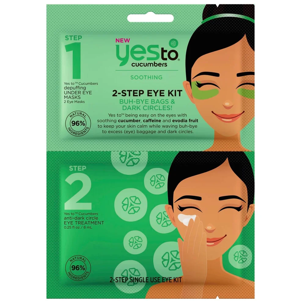 yes to Cucumbers 2-Step Eye Kit Image 1