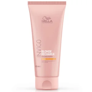 Wella Professionals Care INVIGO Blonde Recharge Color Refreshing Conditioner - Warm Blonde 200ml - undefined undefined
