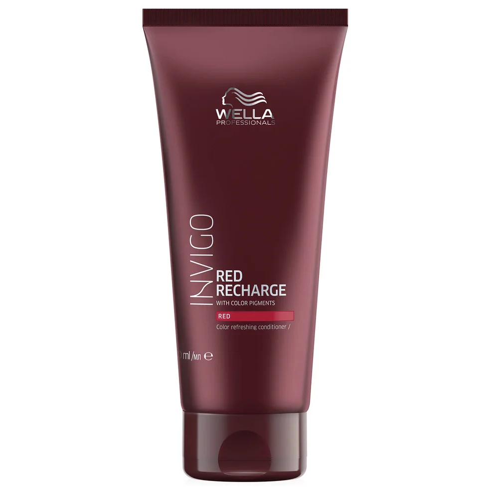Wella Professionals Care INVIGO Red Recharge Color Refreshing Conditioner - Red 200ml Image 1