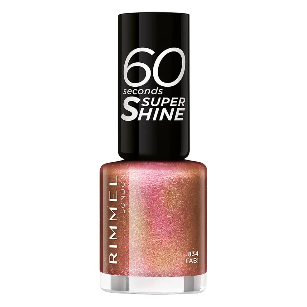 Rimmel 60 Seconds Glitter Nail Polish - Fab Image 1