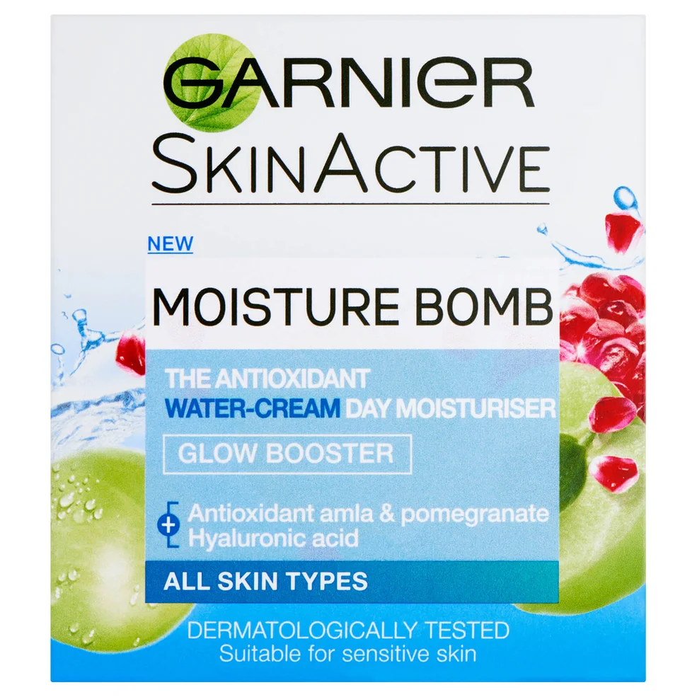 Garnier Moisture Bomb Glow Booster Day Moisturiser 50ml Image 1