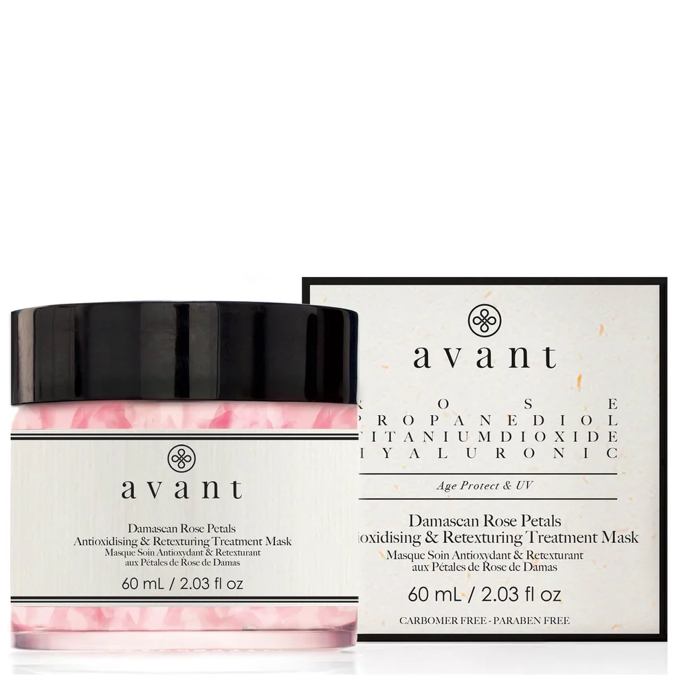 Avant Skincare Damascan Rose Petals Antioxidising and Retexturing Treatment Mask 60ml Image 1
