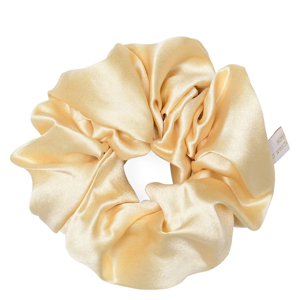 Holistic Silk Pure Silk Scrunchie - Cream Image 1