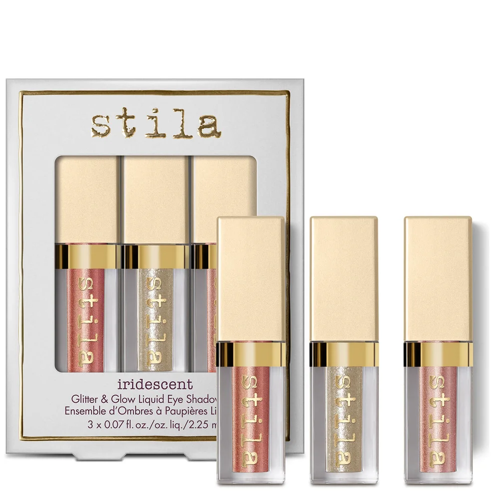 Stila Iridescent Glitter & Glow Duo Chrome Liquid Eyeshadow Set Image 1