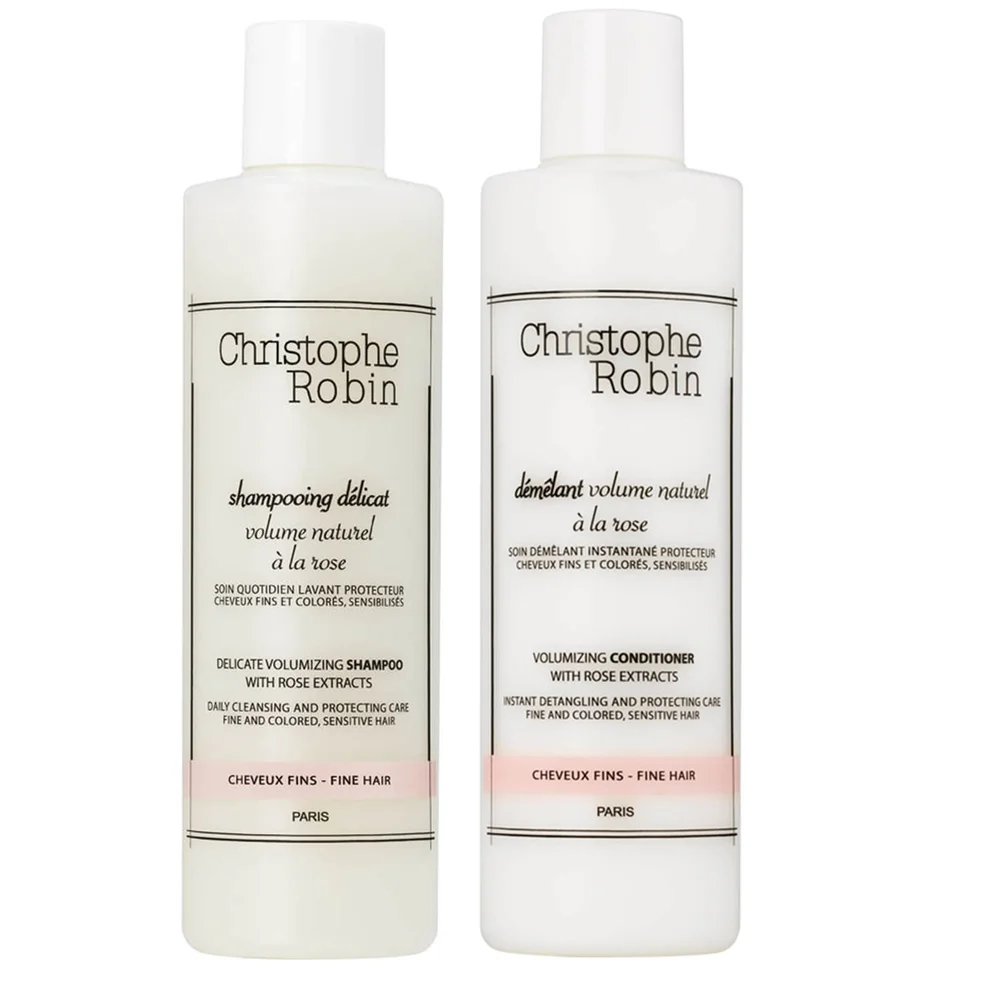 Christophe Robin Delicate Volumizing Shampoo and Volumizing Conditioner 250ml Image 1
