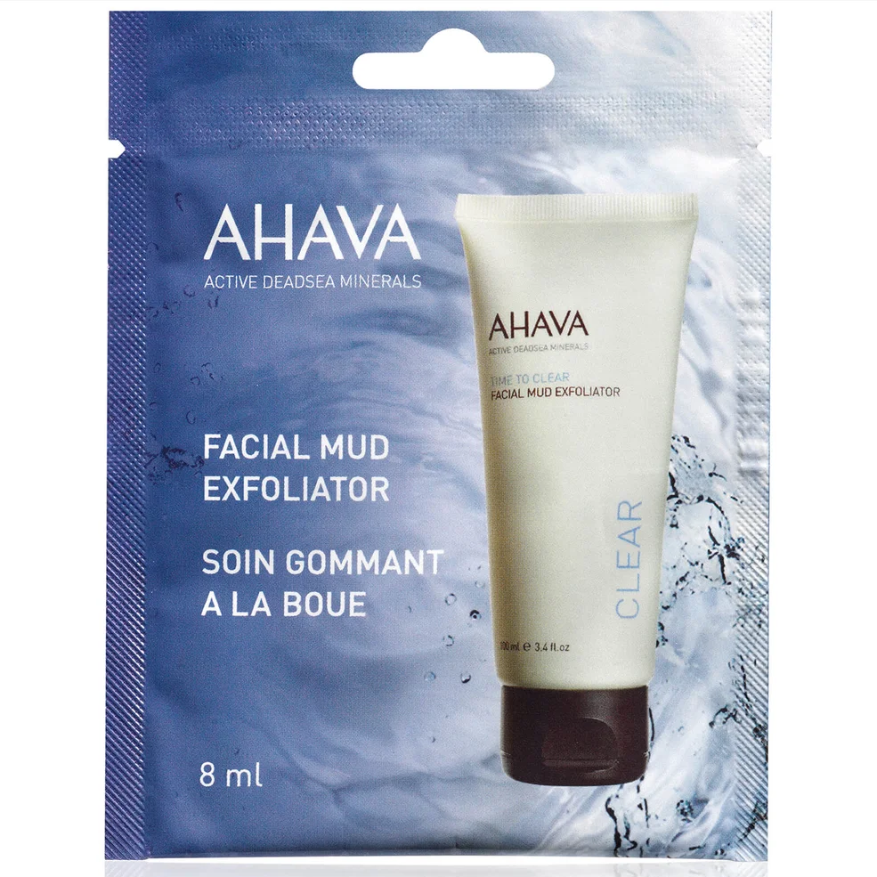 AHAVA Single Use Facial Mud Exfoliator 8ml Image 1