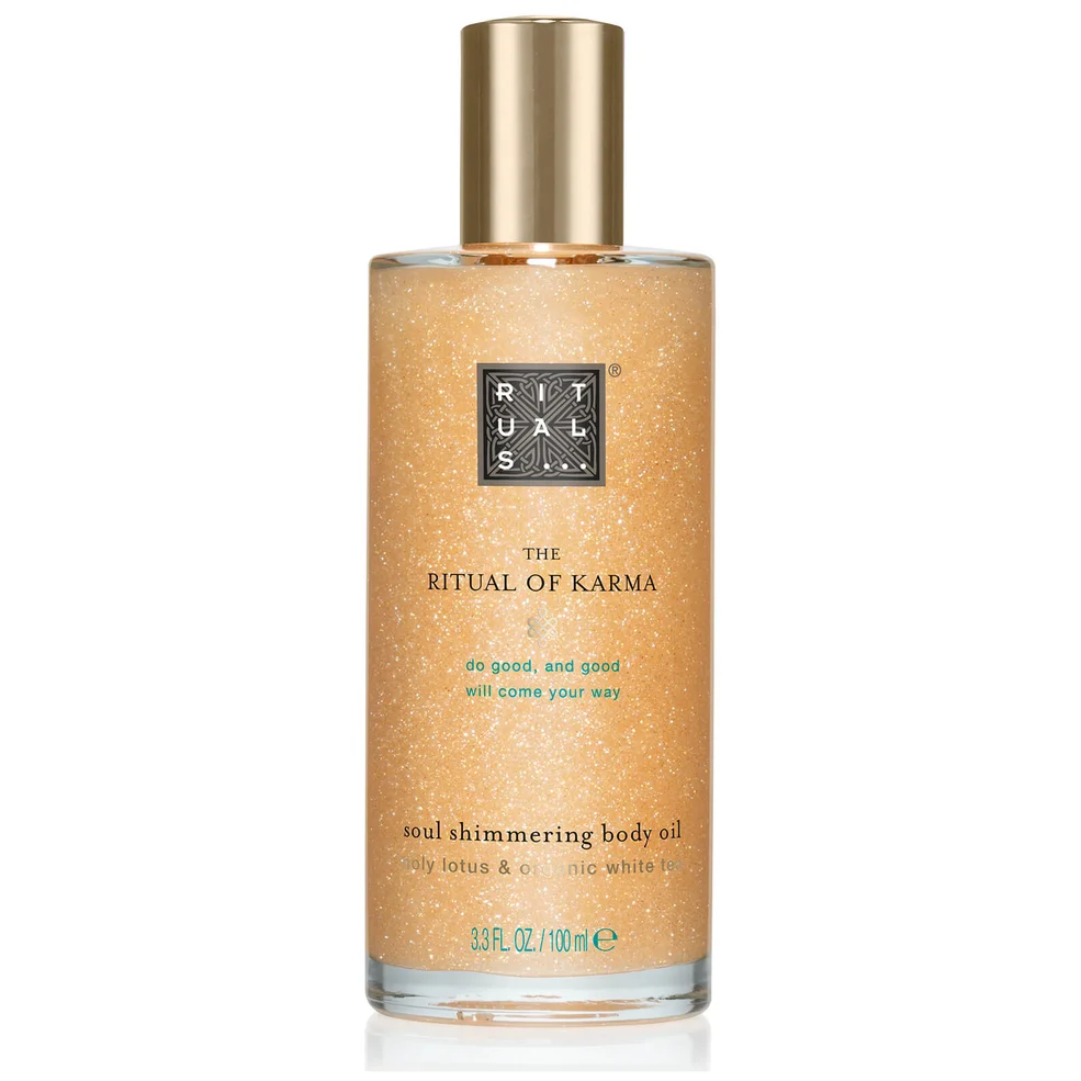 The Ritual of Karma Body Shimmer Oil Image 1