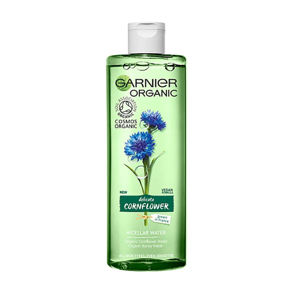 Garnier Organic Cornflower Micellar Cleansing Water 400ml Image 1