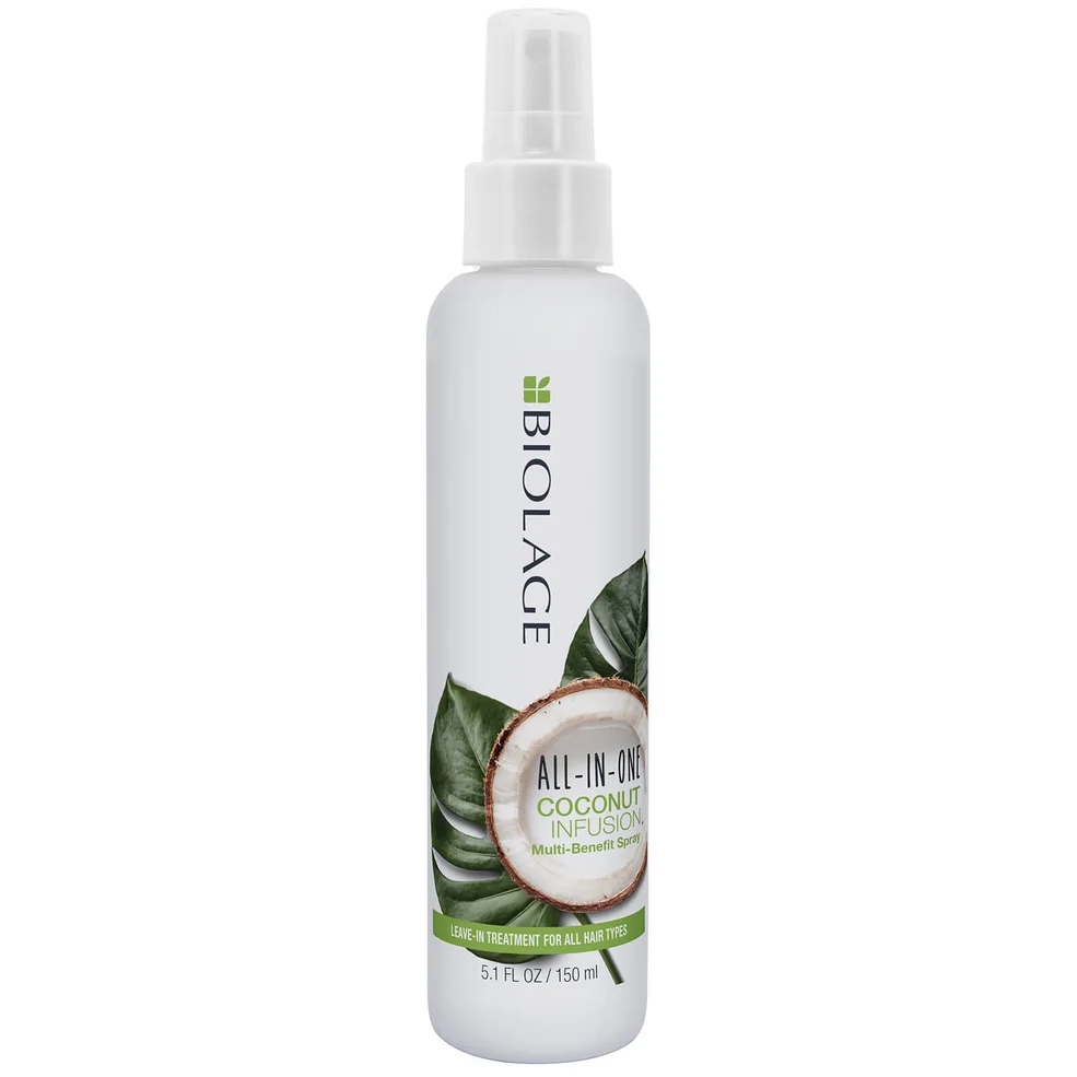 Biolage All-In-One Coconut Infusion Multi-Benefit Leave-In Spray for All Hair Types 150ml Image 1