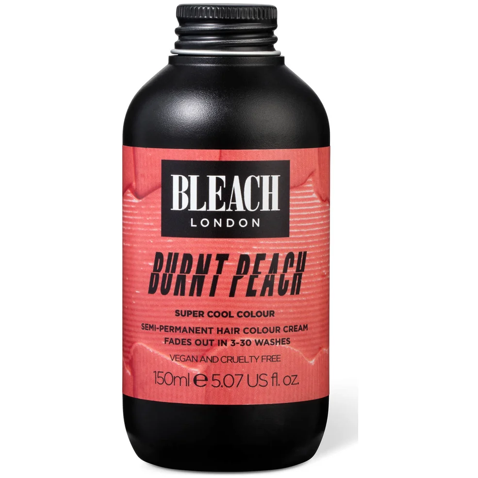 BLEACH LONDON Burnt Peach Super Cool Colour 150ml Image 1