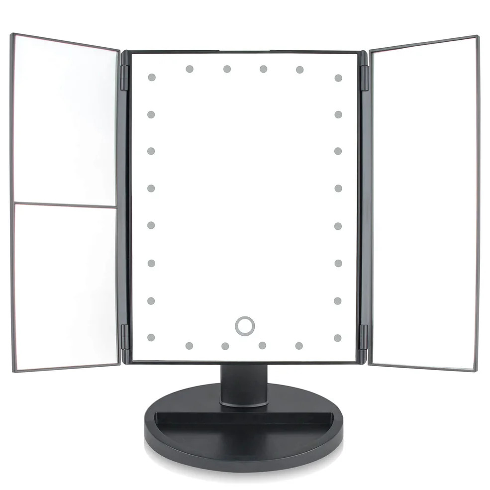 Rio 24 LED Touch Dimmable Cosmetic Makeup Mirror With 2X & 3X Magnification Image 1