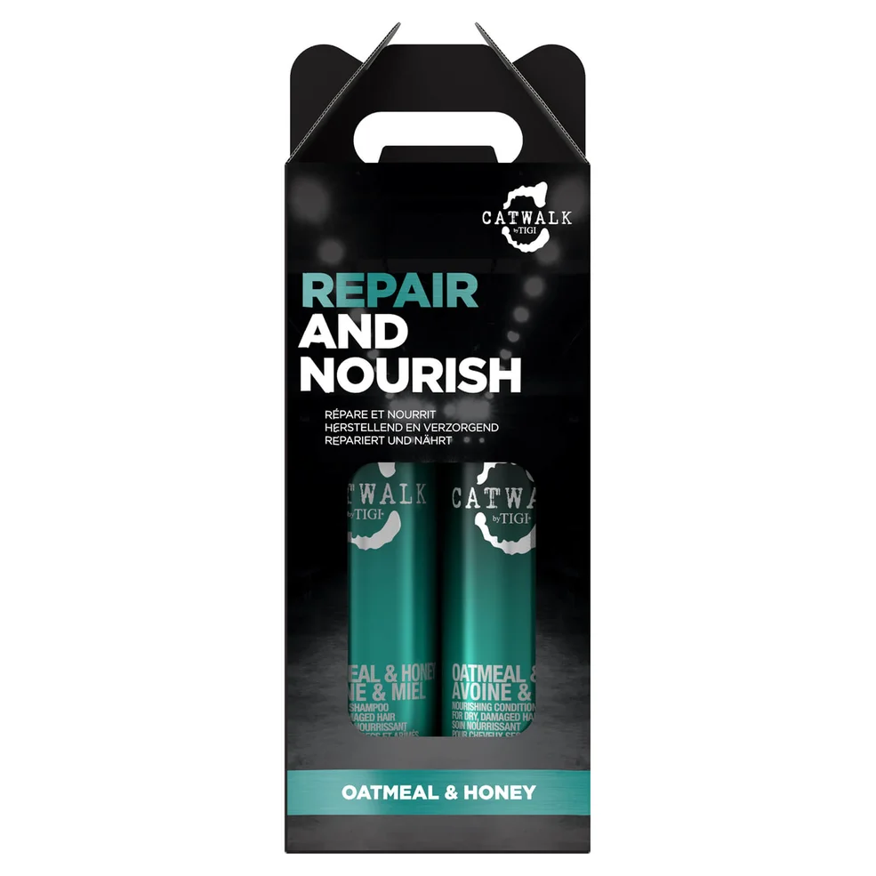 TIGI Catwalk Oatmeal & Honey Nourish Shampoo and Conditioner - Pack of 2 Image 1