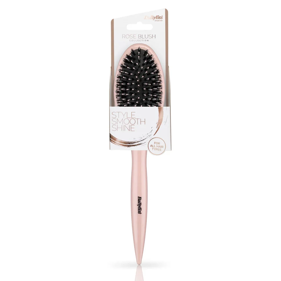 BaByliss Rose Blush Smoothing Brush Image 1