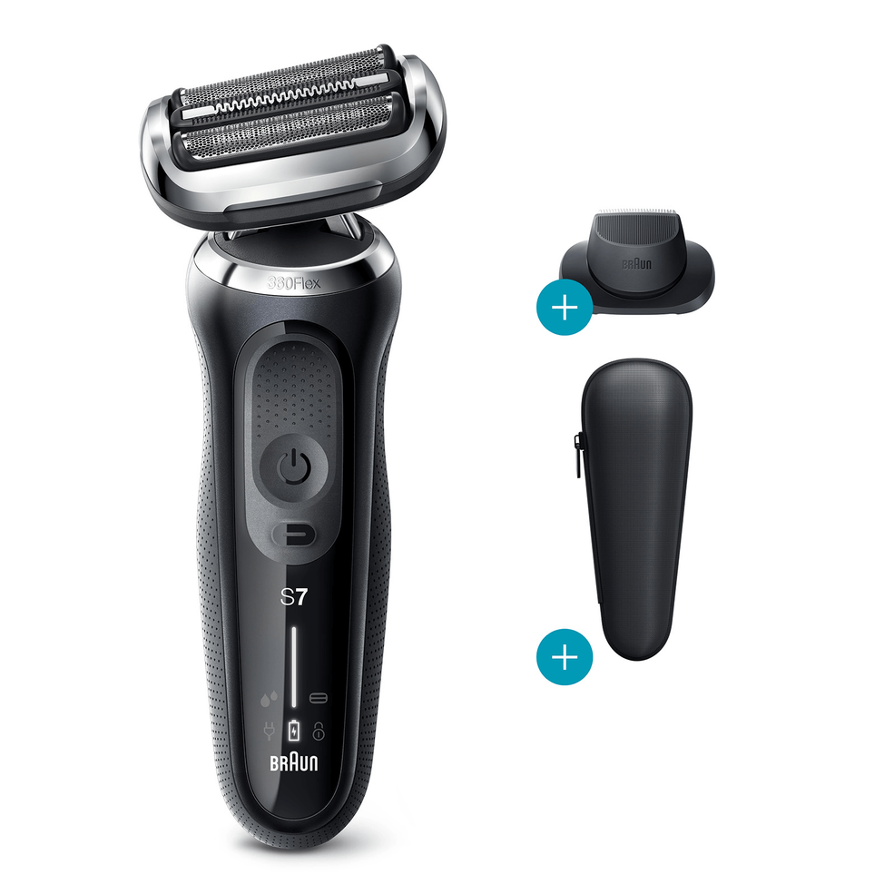 Braun Series 7 Master 70-N1200s Electric Shaver - Black Image 1