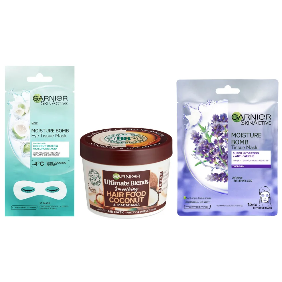 Garnier Soothing Night in Mask Kit Image 1