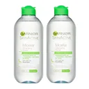 Garnier Micellar Water Facial Cleanser Combination Skin 400ml Duo Pack
