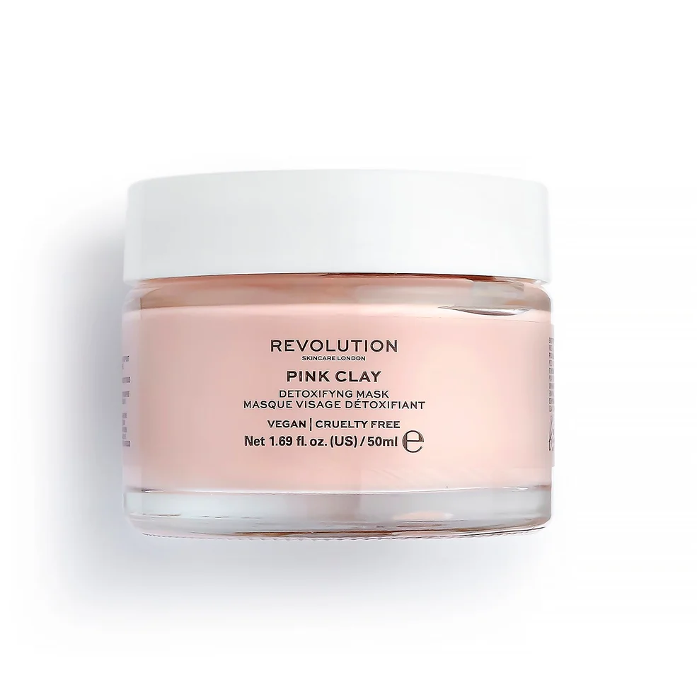 Revolution Skincare Pink Clay Detoxifying Face Mask Image 1