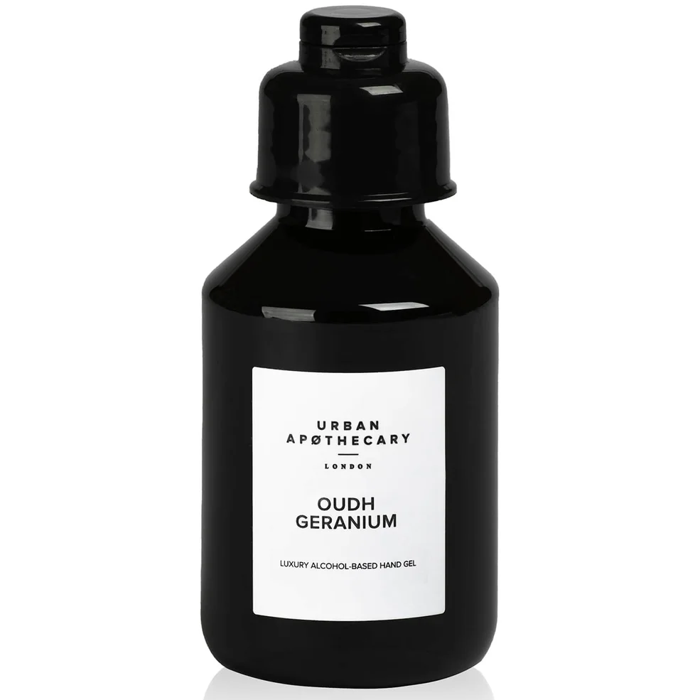 Urban Apothecary Oudh Geranium Luxury Hand Sanitiser Gel - 100ml Image 1